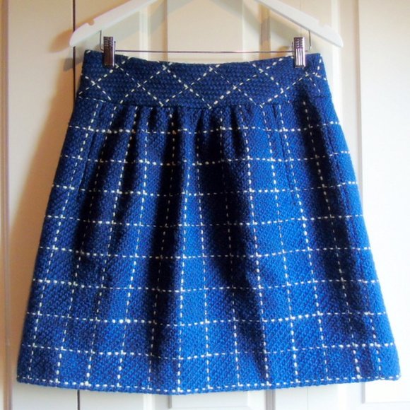 Anthropologie Maeve "Converging Bits" Wool Skirt Size 6 Unworn - Picture 2 of 8